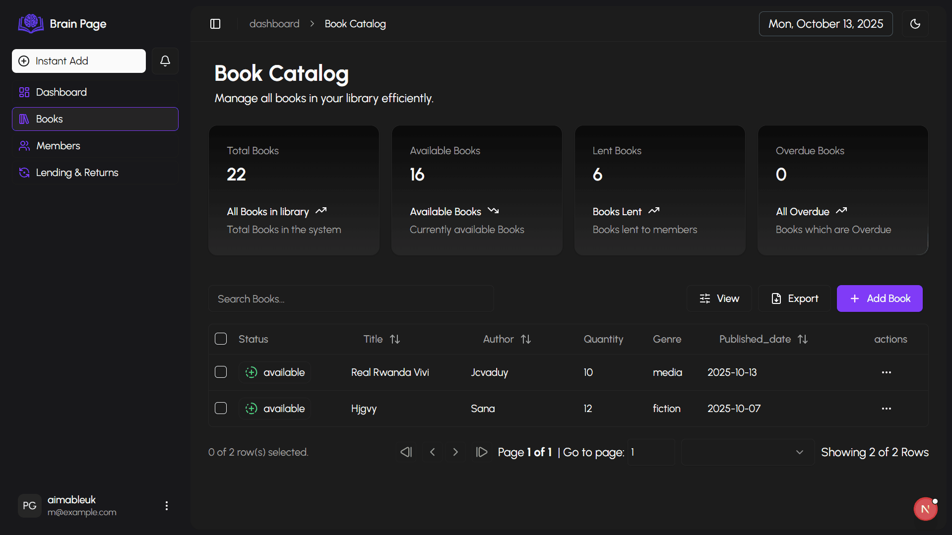 Product screenshot